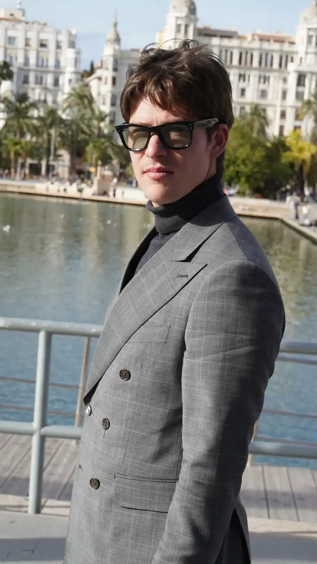 Traje cruzado hombre doble botonadura