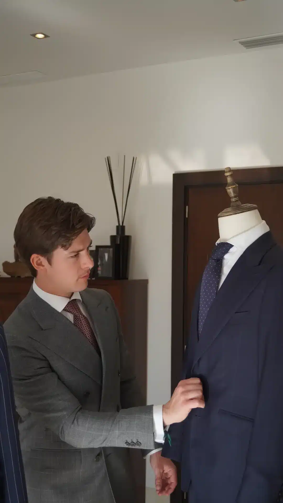 Corte artesanal traje a medida